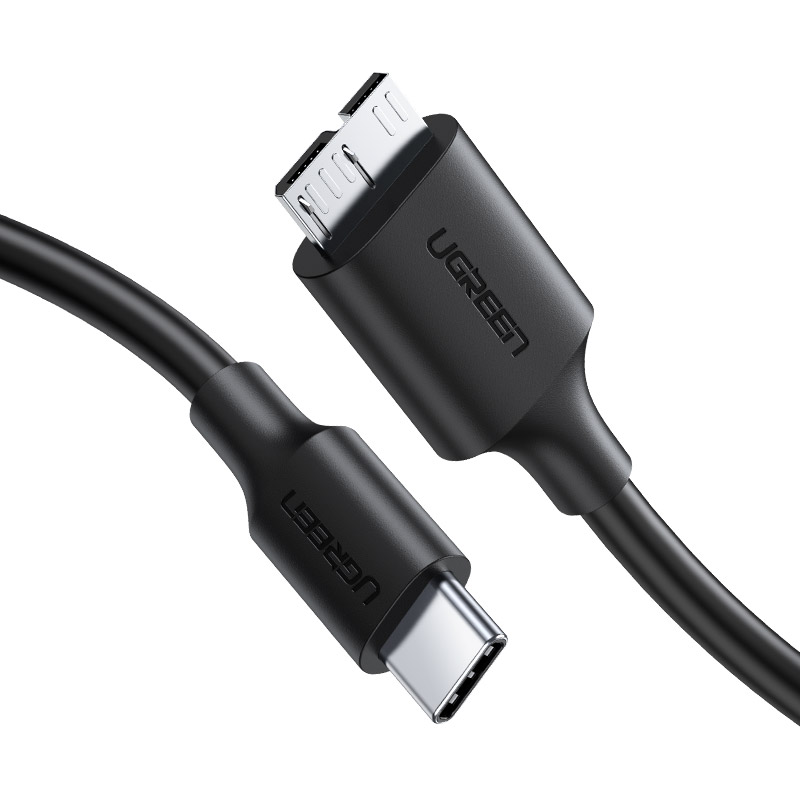 UGREEN USB C - USB 3.0 マイクロ B ケーブル高速充電および同期データ転送コード高品質 PVC 素材マイクロ USB ケーブル