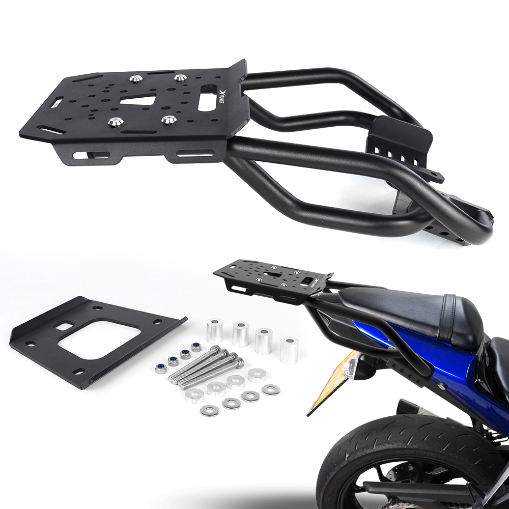 ヤマハ YZF-R3 YZF-R25 MT-25 MT-03 2015-2026 MT25 オートバイリア荷物ラックキャリア棚カーゴホルダーサポートブラケット