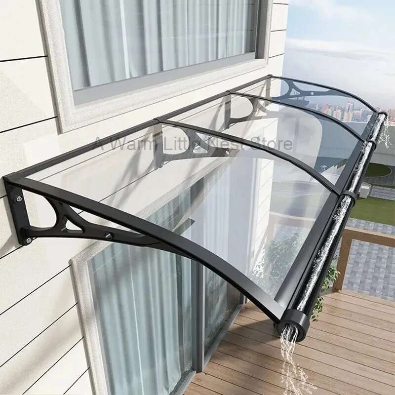 アルミ合金キャノピーオーニング家庭用バルコニーガゼボ防水オーニング大型シンクガゼボ付き屋外中庭軒用