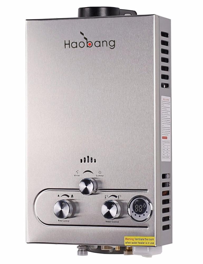 2025 6L Gas Tankless Water Heater - Instant Hot Water on Demand for Home & Outdoor Use (Energy Efficient & Durable Design)​