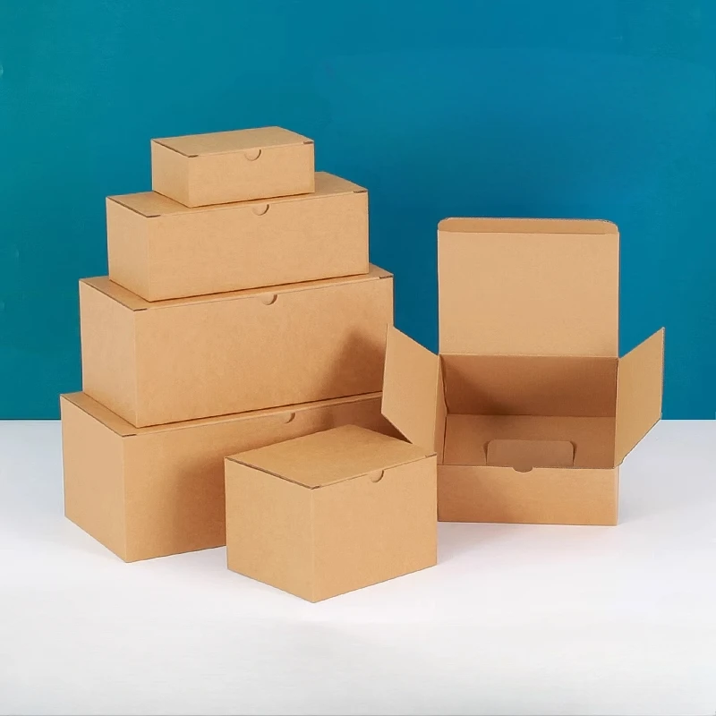 10 ピース/ロット 3 層段ボール紙箱航空機カートンギフト梱包箱 T シャツパッケージ出荷のためのハード