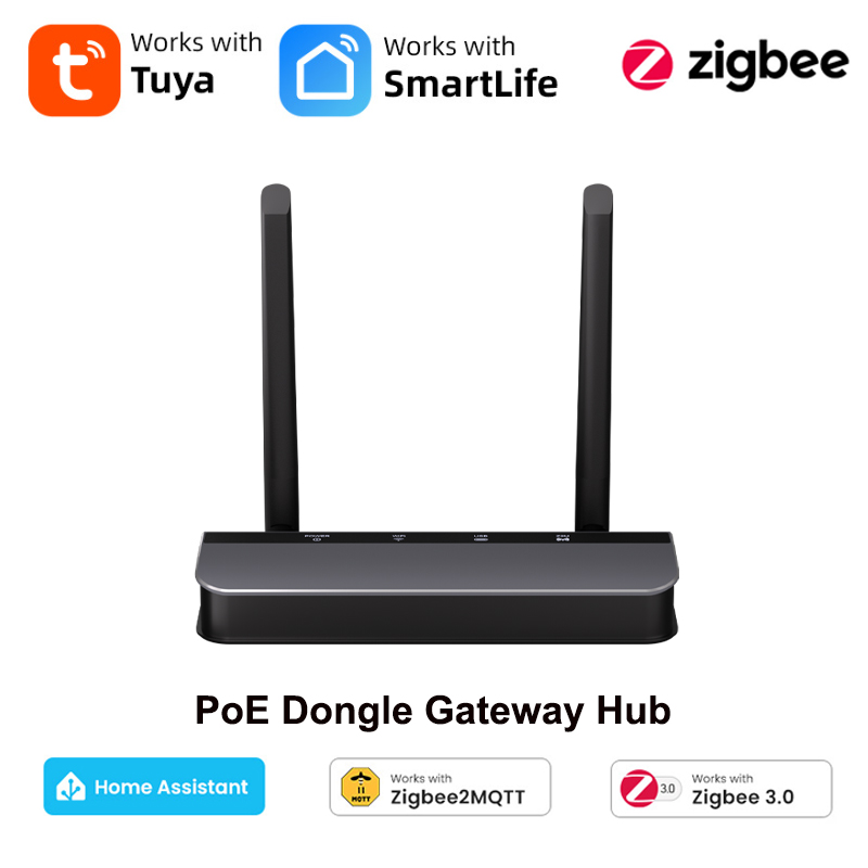 Zigbee 3.0/スレッド POE スマート ドングル ゲートウェイ 高性能チップセット Web ベース管理インターフェイス サポート イーサネット、Wi-Fi、USB