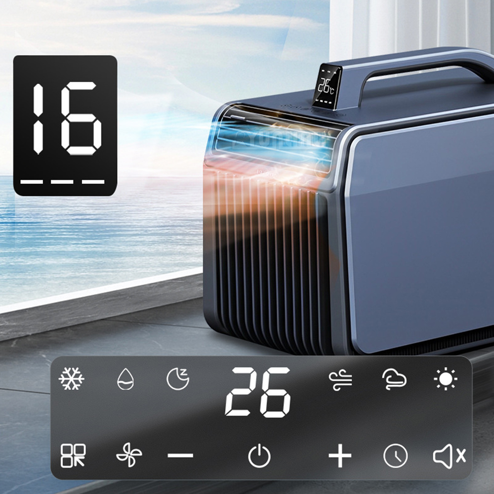 キャンプテントエアコンAC/DC電源気候温冷制御ヒータークーラーMobile Aire Acondicionado Auto