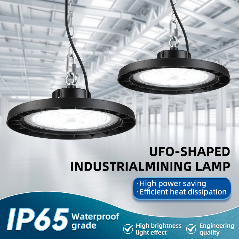 ハイベイライト UFO LED 220V 100 ワット 150 ワット 200 ワットビジネススタジアム倉庫ガレージライト超高輝度工業用照明鉱山ランプ