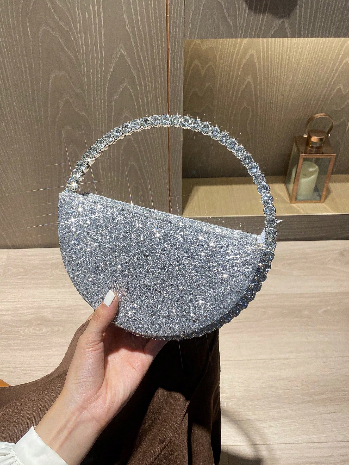 エレガントなラインストーンノベルティバッグ、クラシックなバンケットクラッチ財布、パーティー結婚式用レディースフォーマルイブニングハンドバッグ