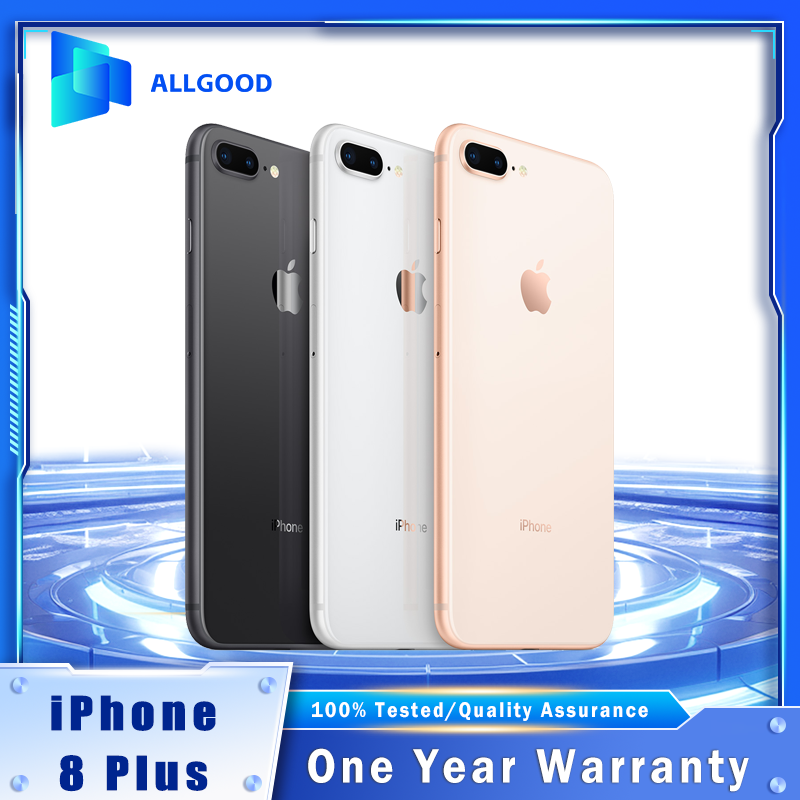 Apple iPhone 8 Plus ロック解除済み 5.5 インチ Retina スクリーン - ポートレート モード付きデュアル 12MP カメラ、A11 Bionic チップ、オリジナル 4G iOS 電話