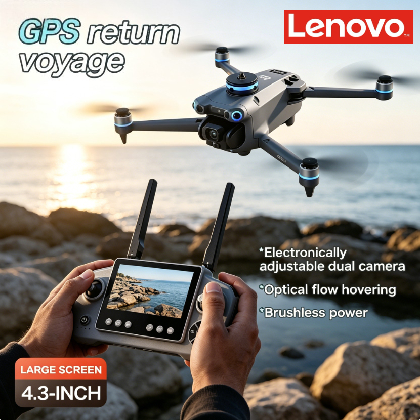 レノボ GT60 折りたたみ式 GPS ドローンスクリーンリモートブラシレスデュアル 4K/8K カメラ障害物回避 Airdrop RC Quadcopter 大人用