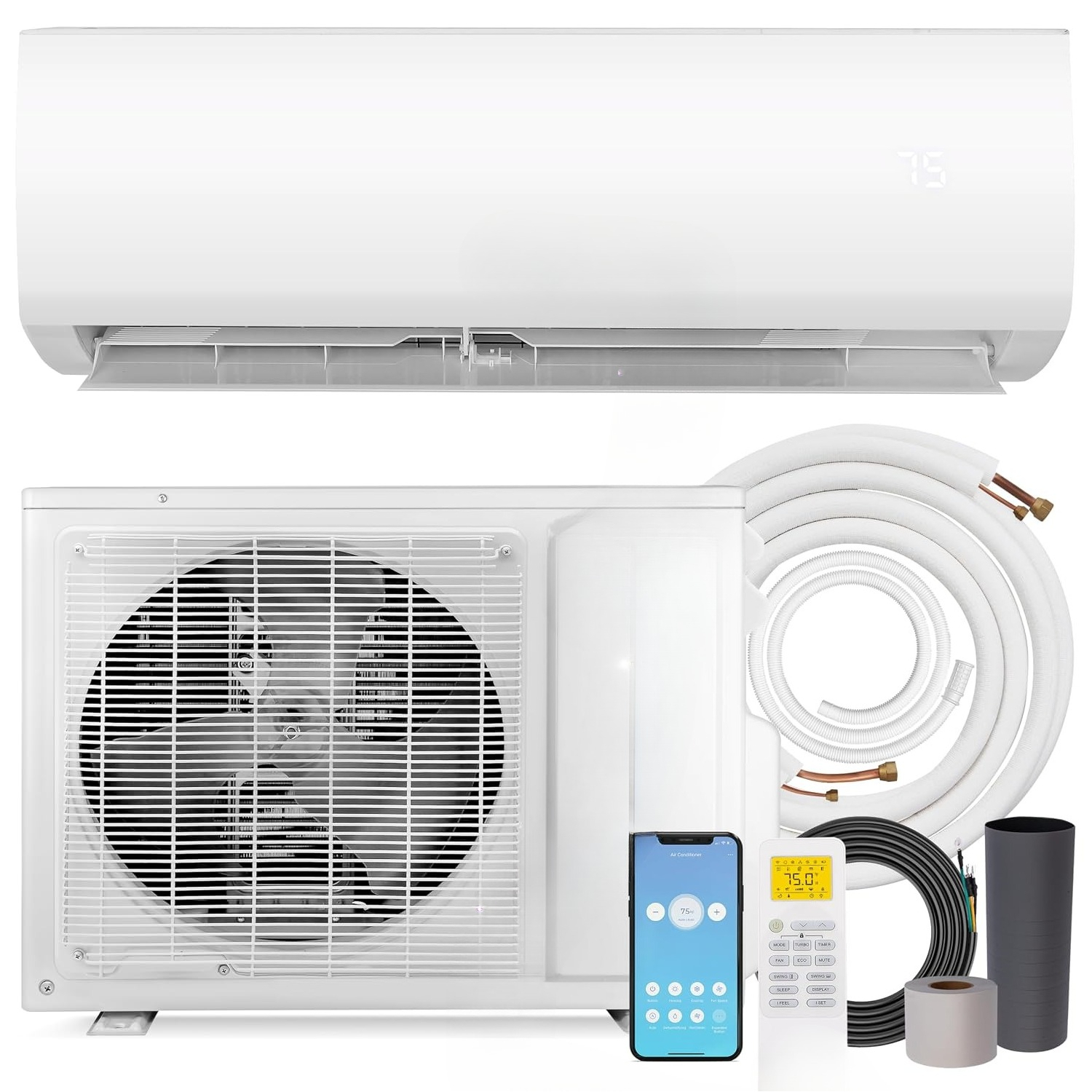 18000 BTU ミニ スプリット AC