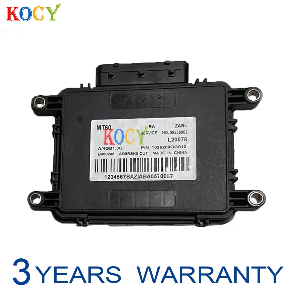 高品質エンジンコントロールユニット MT60 A/4GB1.3C 28236902 B600246 ECU ECM JAC 電子制御モジュール 1026200GG010