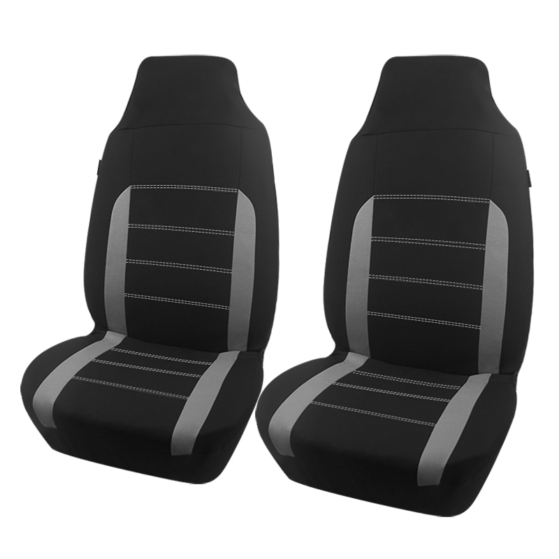 AUTOKING カバー ハイバック カーシートカバー フロントシート用 エアバッグ対応 ユニバーサルサイズ 車、SUV、トラックにフィット