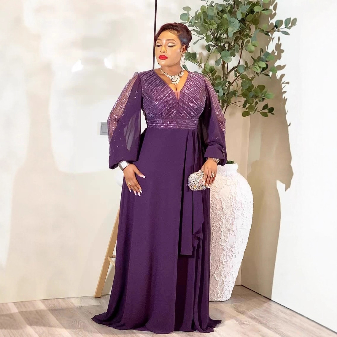 Abayas アフリカドレス女性のためのイスラム教徒のファッション Boubou Daseki アンカラ衣装イブニングドレスドバイカフタンローブマロカイン