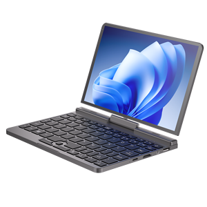 8インチタッチスクリーン搭載のミニノートパソコン、Intel Alder Lake N150プロセッサ、12GB DDR5 RAM、WiFi 6対応、ノートパソコン/タブレット兼用、ポケットサイズノートパソコン。