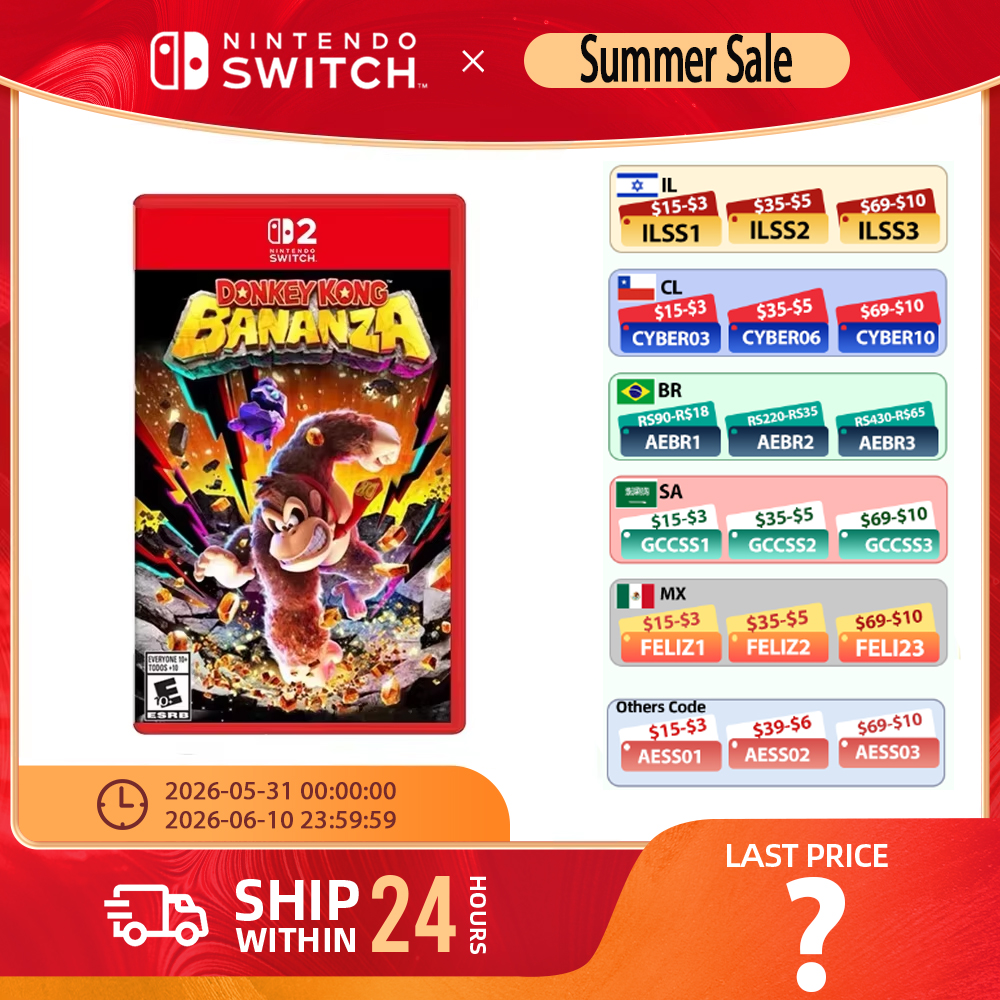 ドンキーコング バナンザ - Nintendo Switch 2 用オリジナル物理ゲームカード