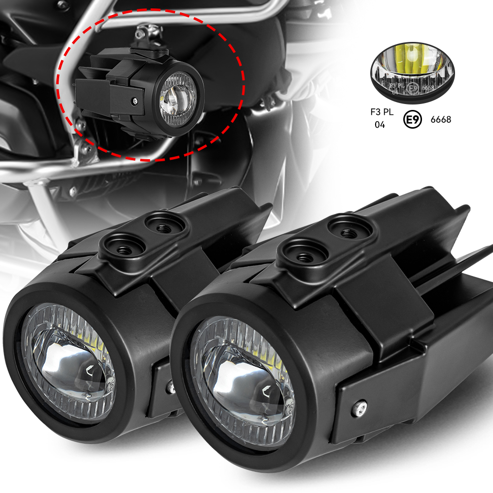 ユニバーサル補助ライト Assemblie Bmw R1200GS F800GS F700GS F650 K1600 40 ワット 6000 K オートバイフォグライト補助ライト