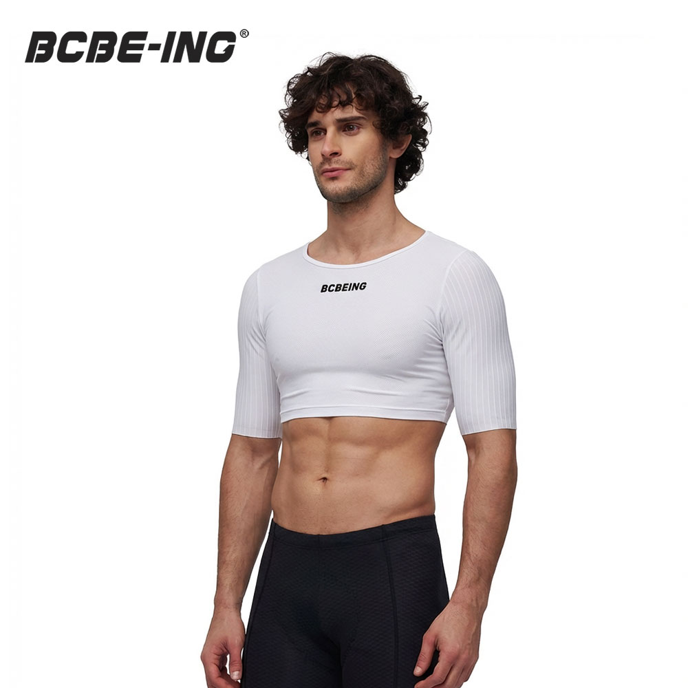 BCBE-ING エアロサイクリングベースレイヤー男性レースサイクリング第一層空気力学高速自転車下着風の抵抗を軽減