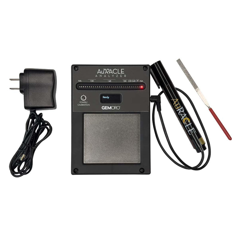 GemOro AuRACLE Gold & Platinum Analyzer Handheld Electronic Tester for Karat Purity (6K-24K) Instant Chemical-Free Testing