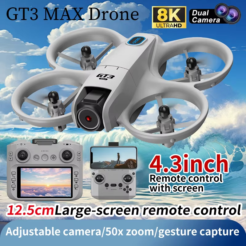 新しい GT3/GT3 MAX ドローン 8 18K HD リモートコントロールヘッドレスモードヘリコプター 360 ° フリップ Quadcopter おもちゃミニドローン子供のおもちゃギフトホット