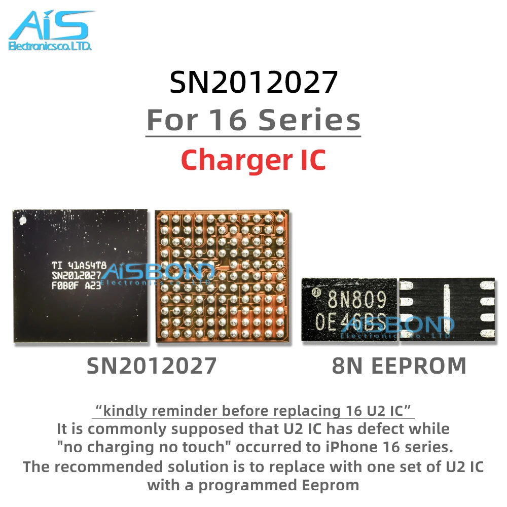 USB Tristar SN2012027 EEPROM U2 CP3200B1G0 338S00946-B0 充電 ic iPhone 16 15 プロマックスプラス 15Pro 16Pro 16Promax 16Plus