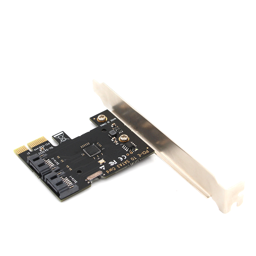 PCI Express SATA 3.0 コントローラーカード 2ポート PCIe SATA III カード (Windows (R) XP/Server2003/Vista/7/8 対応)