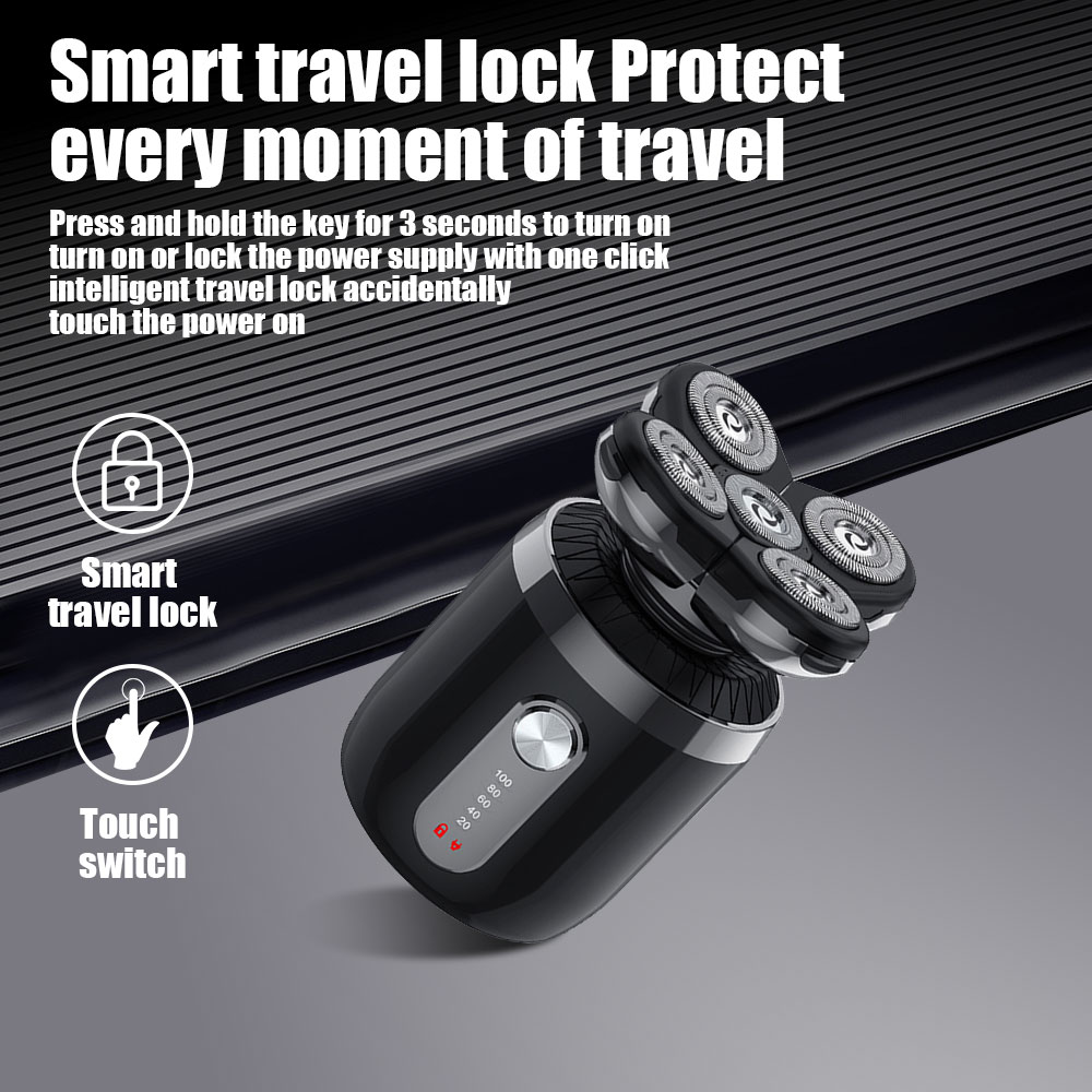 電気シェーバー男性用シェーバー顔ひげトリマー防水電気シェーバー充電式シェーバー多目的セット