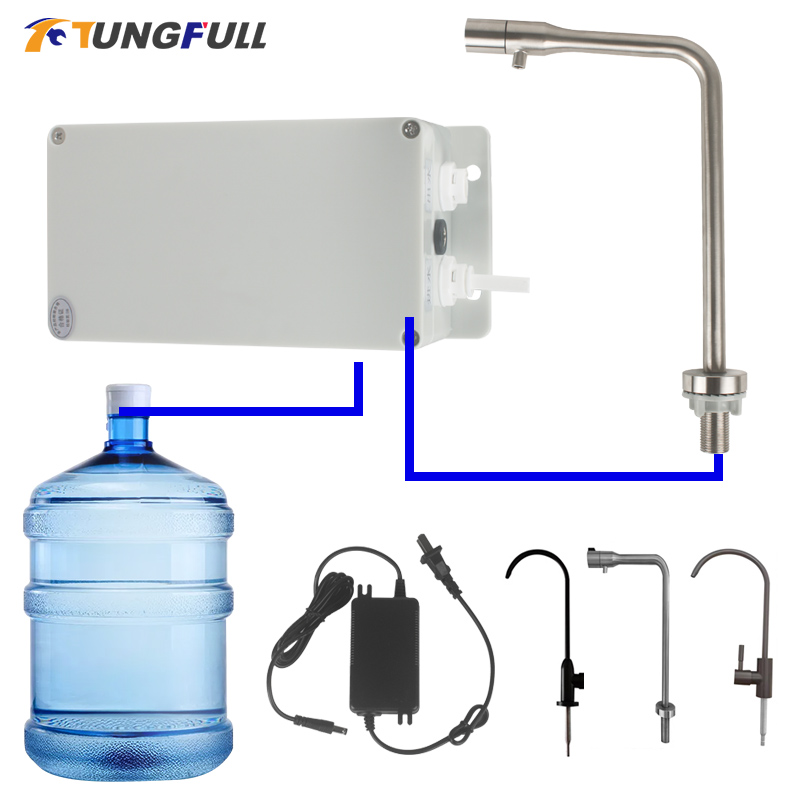 自動蛇口ポンプ電動水道水ポンプ RV/キャンプ用 2.7L キッチン蛇口ポンプポータブル自動吸引ポンプ