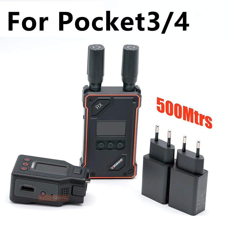 500M ワイヤレス HDMI エクステンダーキット 1080P UVC ライブストリーミングビデオ送信機と受信機 DJI Pocket 3 4 カメララップトップ PC TV 用