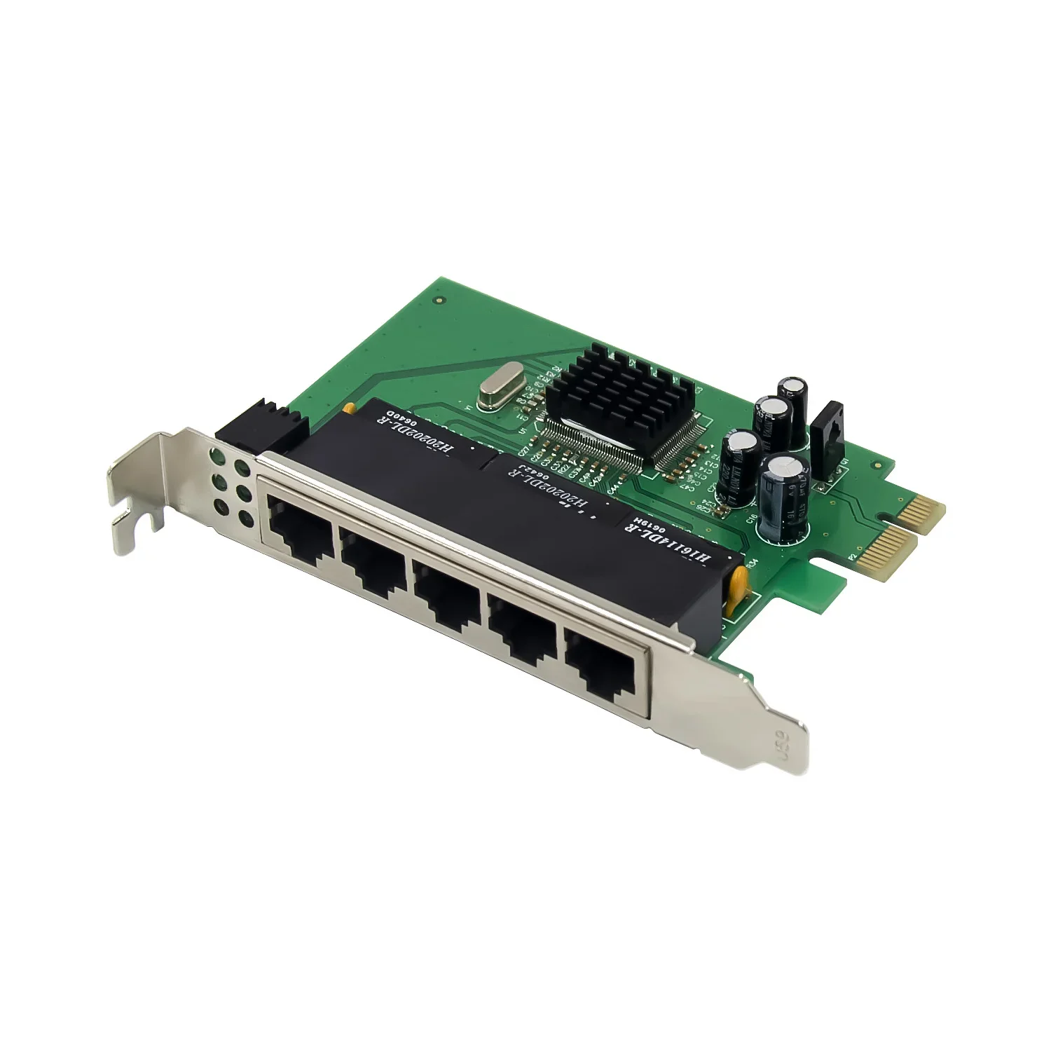 PCIe Fast Ethernet 10/100Mbps スイッチボードカード IC Plus IP175チップセット 5ポート RJ45 ネットワークスイッチ LANカード