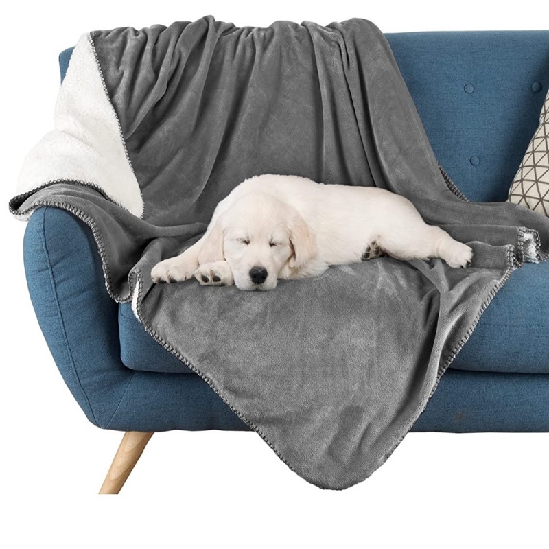 防水犬ペットブランケットカバー防水ペットブランケットベッドソファ保護ソフトぬいぐるみリバーシブルブランケット犬用