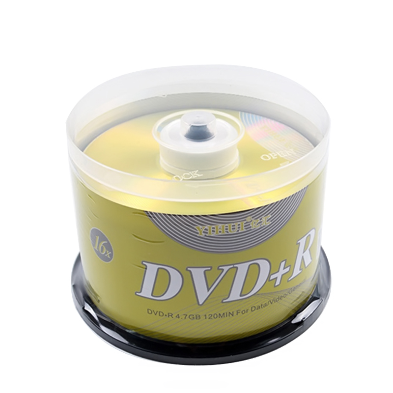 50 個 DVD ドライブ ブランク DVD R CD ディスク 4.7GB 16X ブルーレイ ライトワンス データストレージ 空の DVD ディスク 記録可能メディア コンパクト