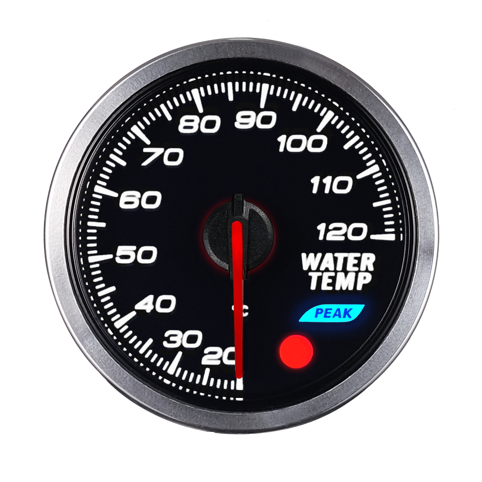 2 Inch 52MM Smoke Lens 20-120 Celsius Water Temp Gauge Water Temperature Meter With Stepper Motor