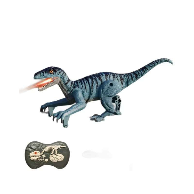 2.4 グラムリモコン恐竜のおもちゃ子供シミュレーションウォーキング Velociraptor ロボット照明ウォーキング電気ペットのおもちゃギフト男の子のための