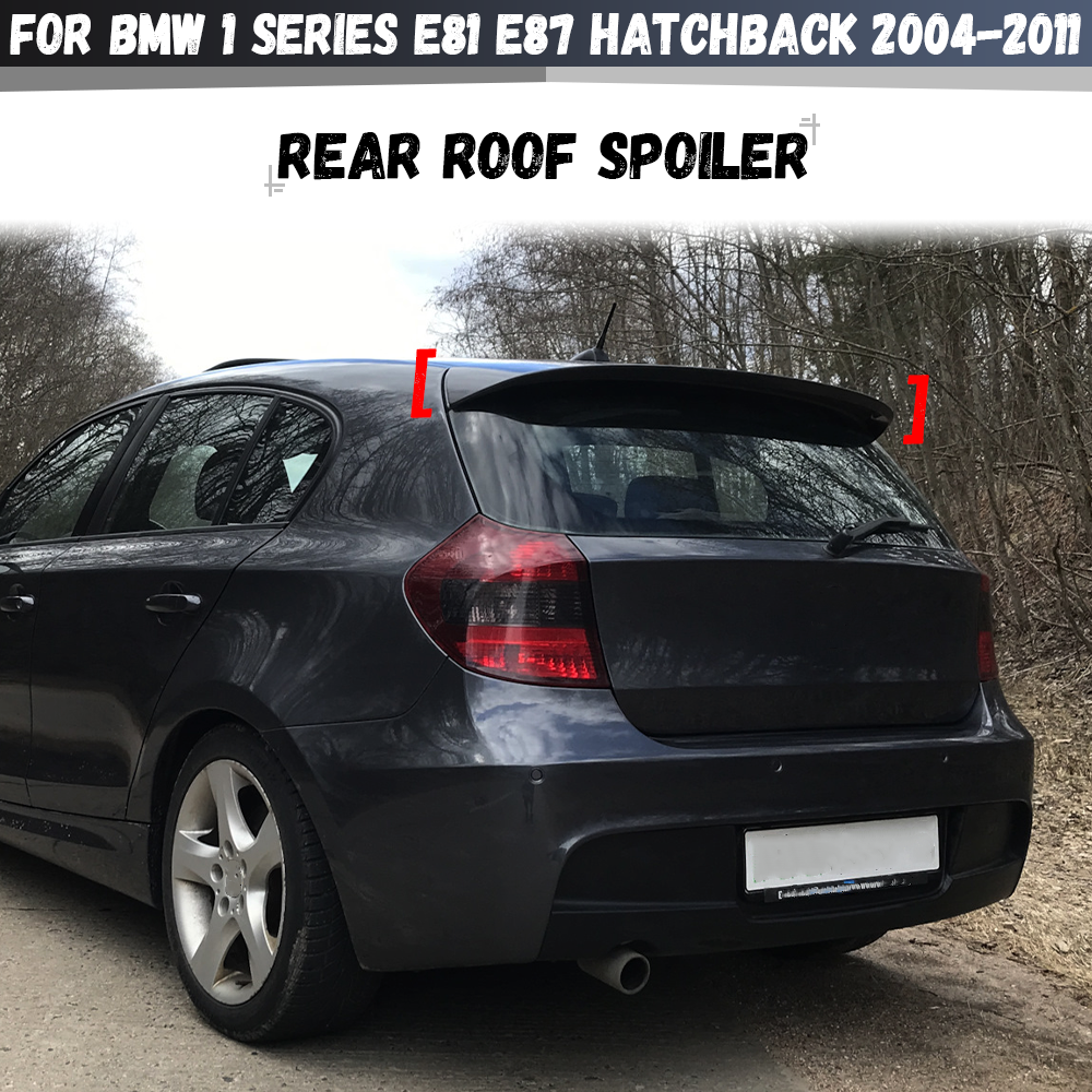 Bmw 1 シリーズ E81 E87 ハッチバック 120i 118i 116i 2004-2011 リアルーフトランクスポイラー尾翼車固定風