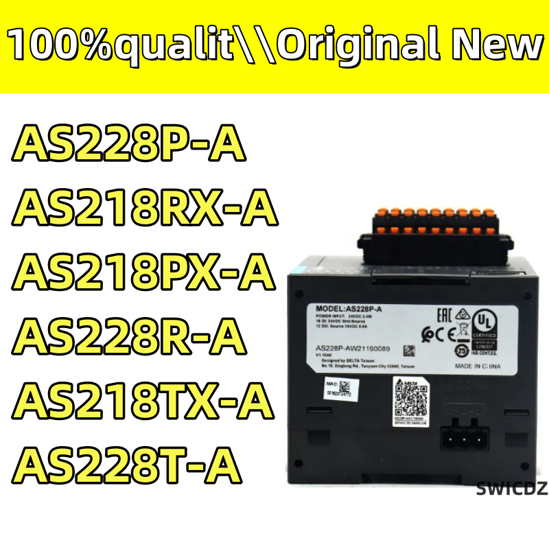 100% 新しいオリジナル AS200 CPU AS228T-A AS228P-A AS228R-A AS218TX-A AS218PX-A AS218RX-A CPU ユニット PLC プログラマブル コントローラ モジュール