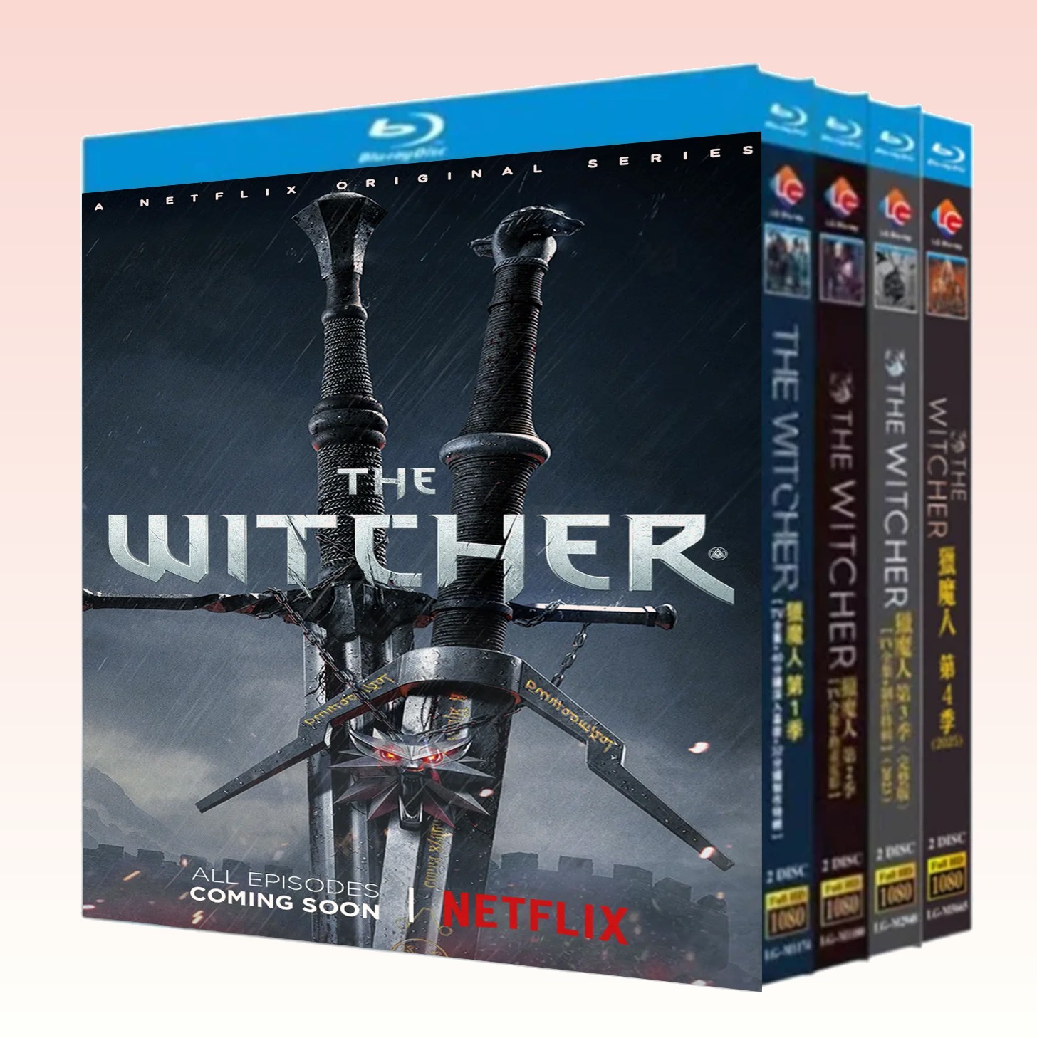 ウィッチャー シーズン 1-4: BD 8 枚組全地域ボックス セット英語オーディオ Blu-ray