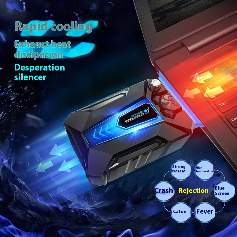 真空ポータブルラップトップクーラー USB 空気クーラー外部抽出冷却ファンノートブック 15 15.6 17 インチのラップトップ用
