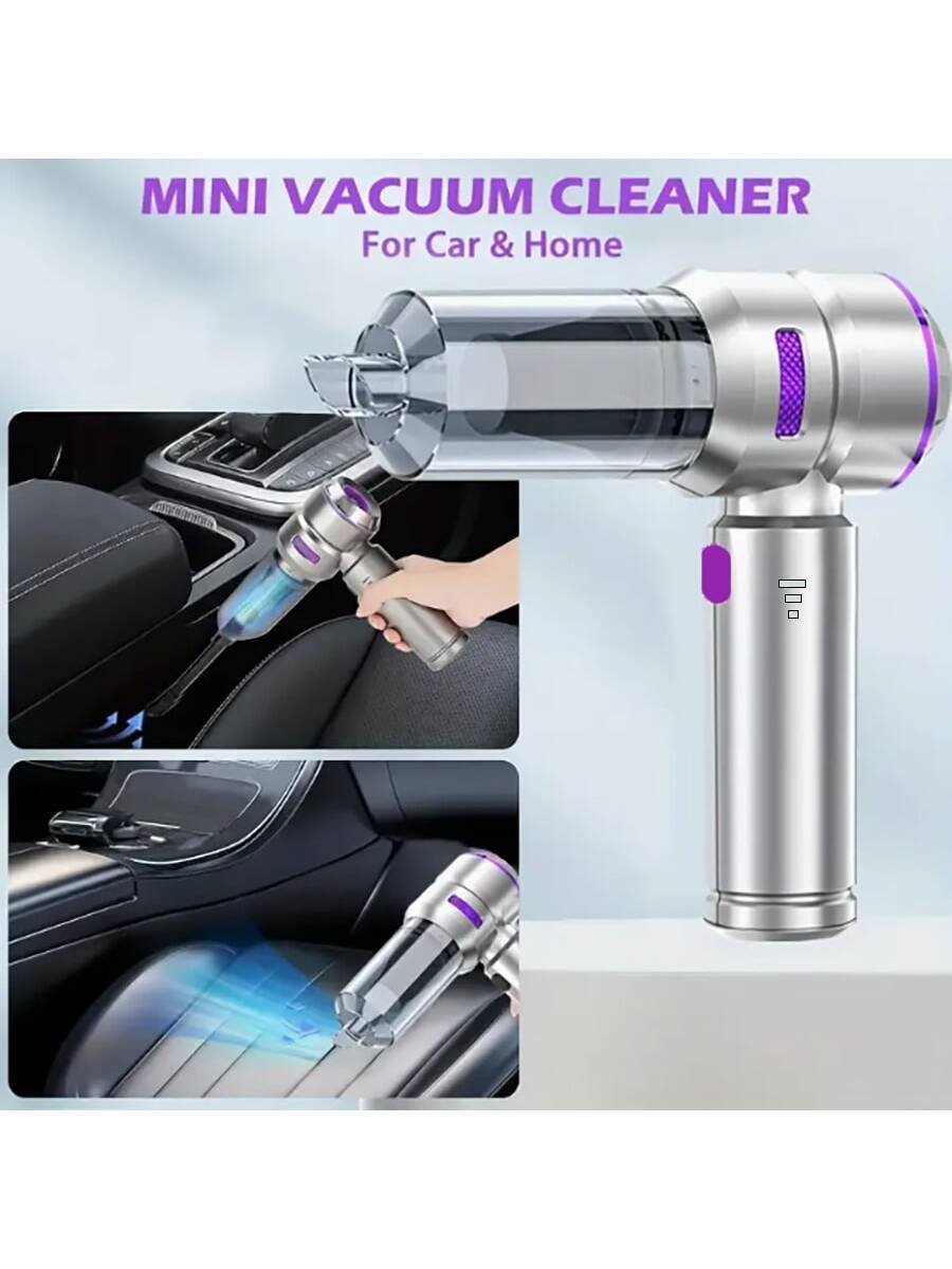 家庭電化製品用の高出力ワイヤレスハンドヘルド掃除機、車用の強力なミニ掃除機、充電式ポータブル充電器