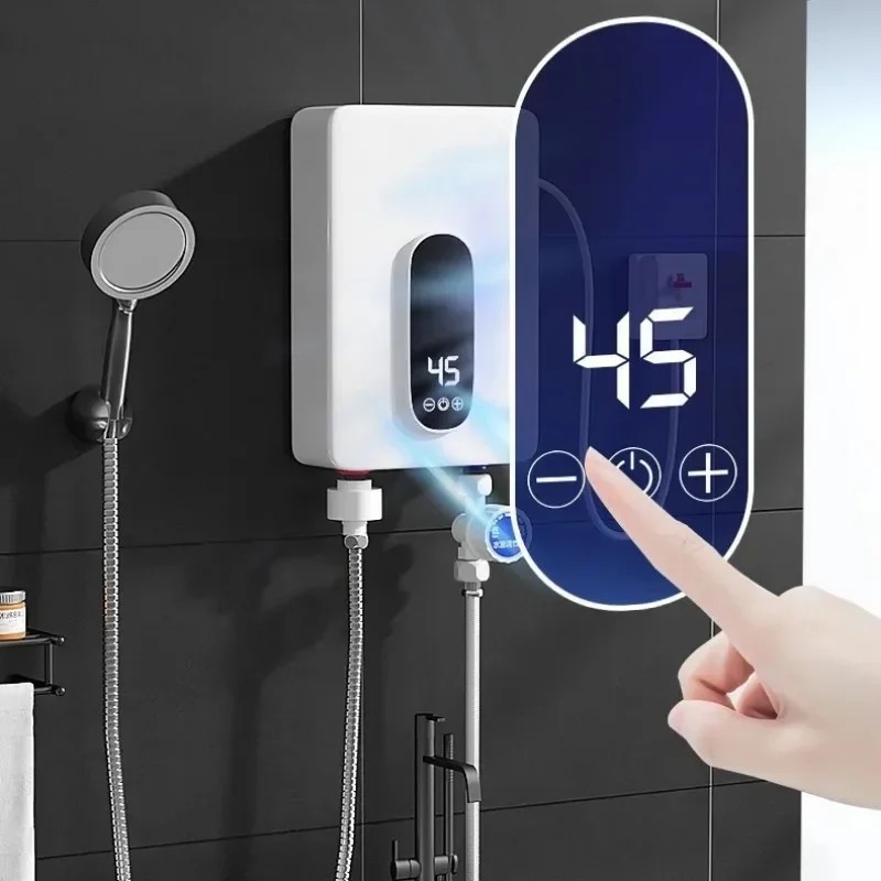 タンクレスオンデマンドインスタント電気温水器 220V コンパクトサイズエネルギー効率の良い浴室のシンクトイレ用
