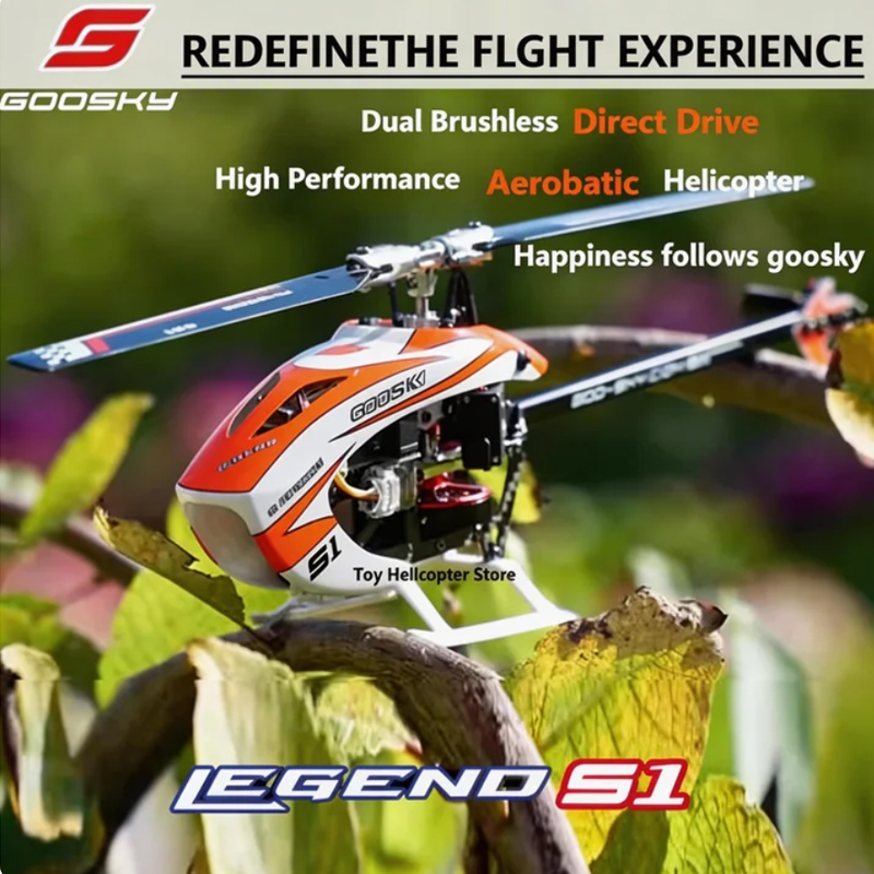 2026 RC Goosky S1 BNF/RTF 6CH 3D スタントダブルブラシレスモーターダイレクトドライブモーターフライバーレスダイレクトドライブ RC ヘリコプターおもちゃギフト