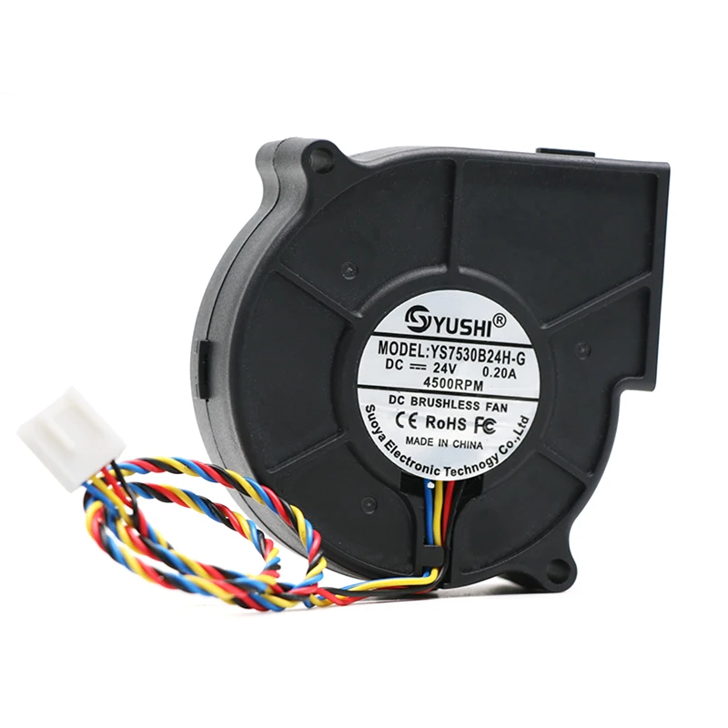 DC 24V 75x75x30mm 75mm 遠心タービン冷却ファン送風ファン
