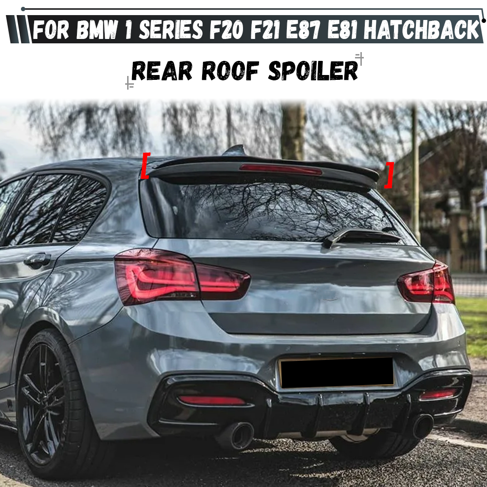 Bmw 1 シリーズ F20 F21 E87 E81 ハッチバック 116i 120i 118i M135i M140i リアスポイラーキャップ延長リアウイングボディキットチューニング