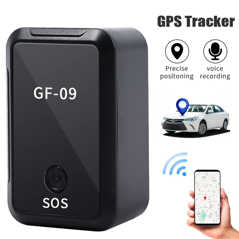 GF09 ミニ GPS トラッカーカーロケーターリアルタイム追跡位置ポジショナーデバイス子供ペット犬用