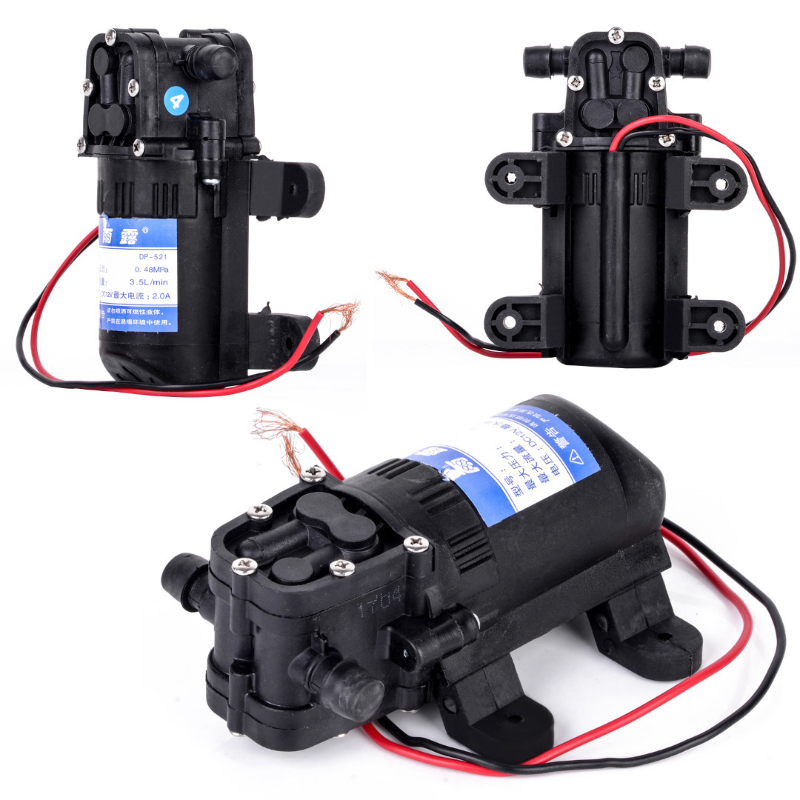 DP-521 耐久性のある 12 V 220 V 70PSI 3.5L/分農業電動ウォーターポンプマイクロ高圧ダイヤフラム水スプレー洗車 12 V