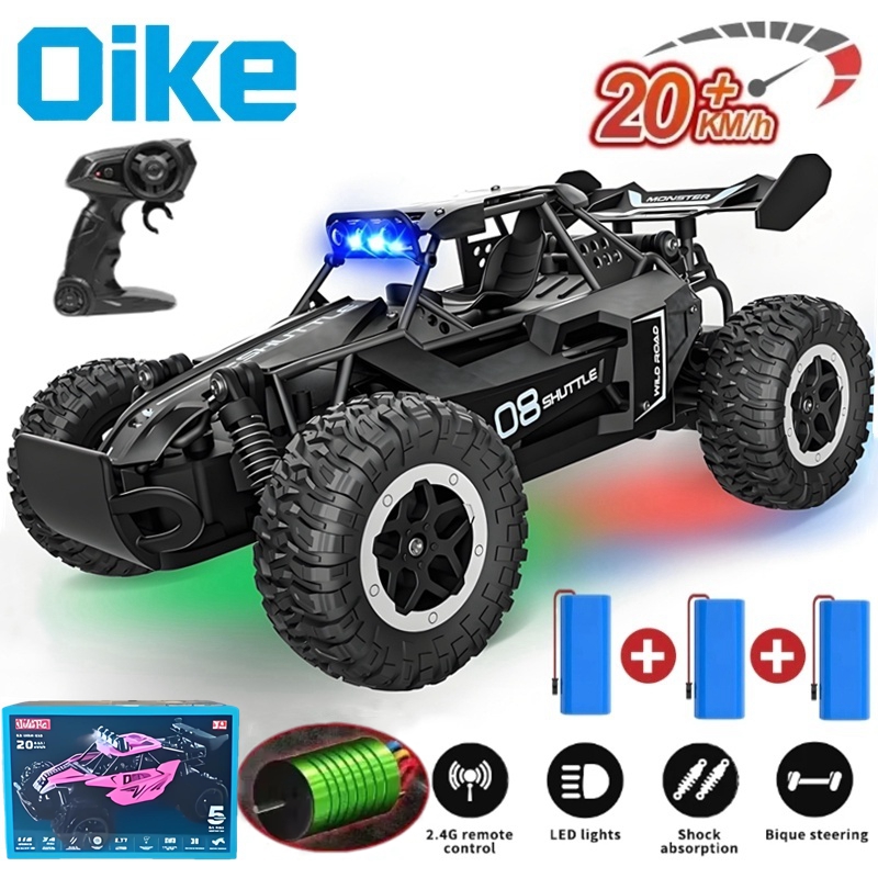 Oike RC カー 1:16 モデル LED ライトラジオオフロードリモコン登山車屋外車ドリフトレースおもちゃボーイズギフト