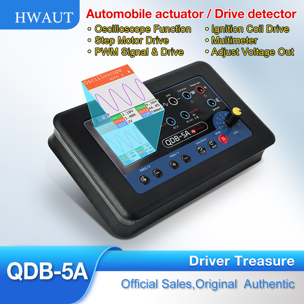QDB-5A QDB3A 4A 自動診断ツールオシロスコープ PWM ジェネレータマルチメータステッピングモータテスター点火コイルソレノイドバルブ用