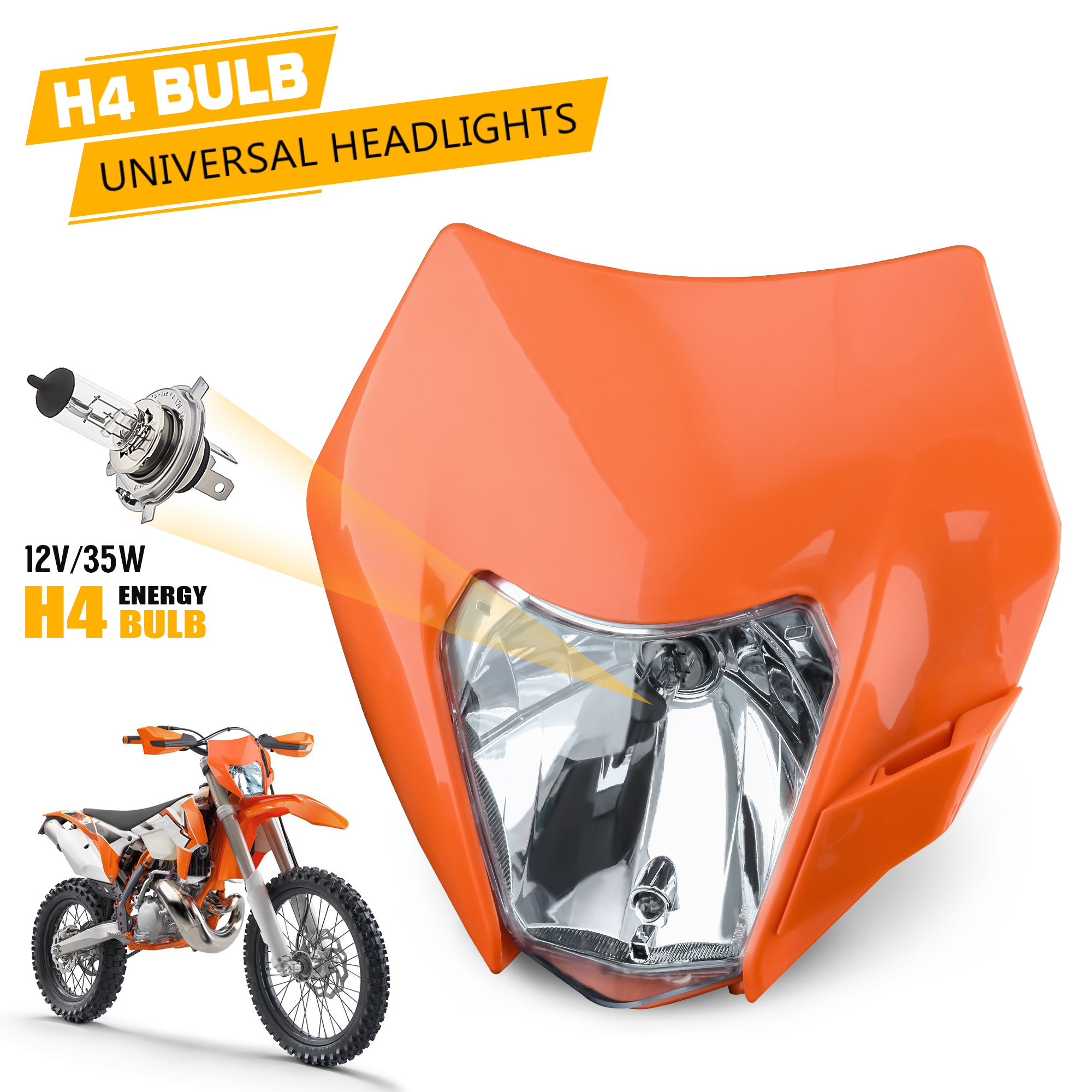 オートバイのヘッドライトヘッドランプヘッドランプライト KTM 2014-16 EXC EXCF SX SXF XC XCF XCW XCFW 125 150 250 300 350 450 530