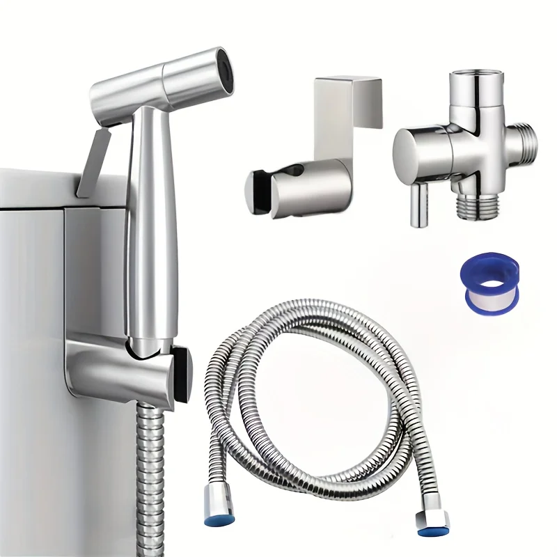 トイレスプレーガンセット 1pc 防爆トイレコンパニオンセット - 304 合金水分離器、スプレーガン、女性洗浄機