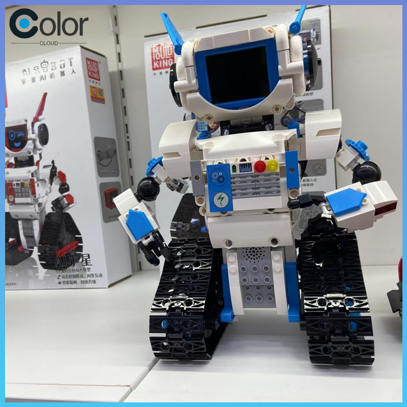 Ai Boris Ai Rc ロボットビルディングブロックアセンブリモデル音声インタラクティブ対話インテリジェントプログラマブルおもちゃギフト男の子のための