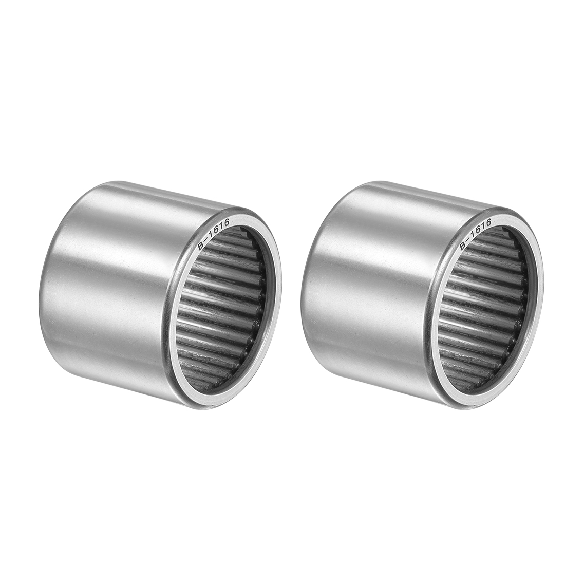 uxcell B1616 針状ころ軸受 1" x 1-1/4" x 1" 総ころシェル加工カップ 2 個