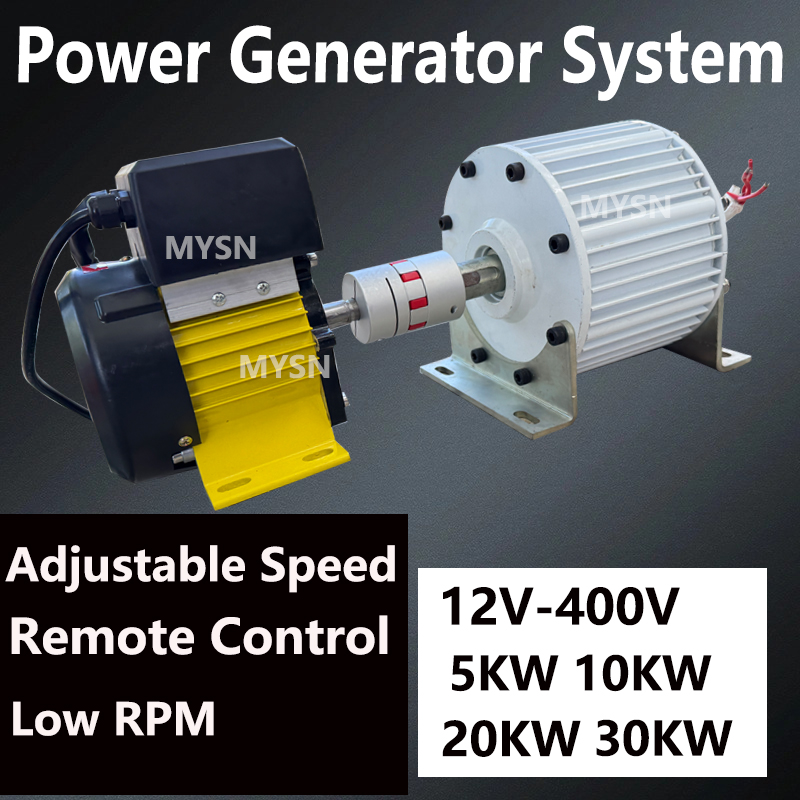 フリーエネルギー 10KW 20KW 30KW 永久磁石発電機 3 相 AC オルタネータ低 RPM ブラシレス発電機モーター DIY