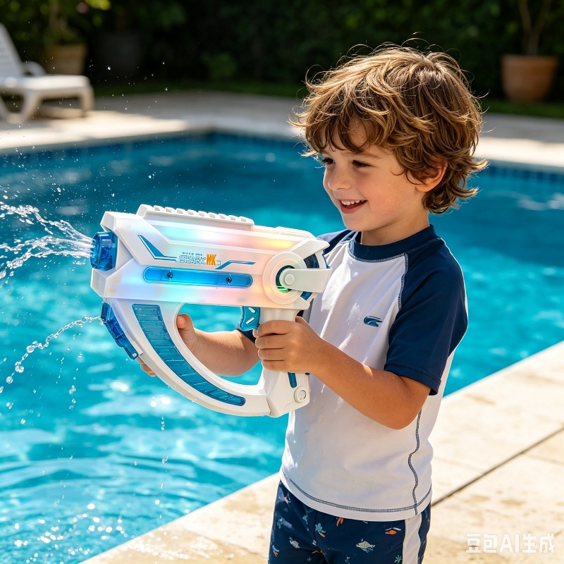 子供自動電動水鉄砲レインボーパイナップル連射ウォーターブラスター子供夏の屋外プールパーティーのおもちゃ
